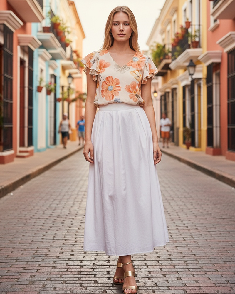 Blusa floreale