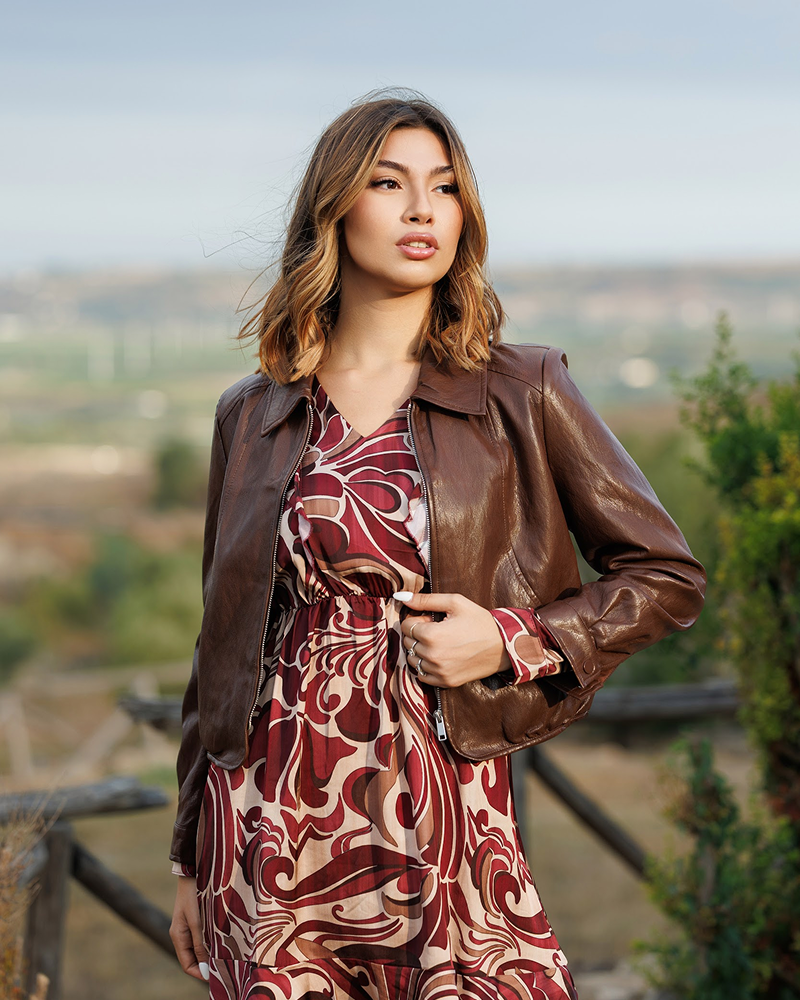 Giacca in pelle