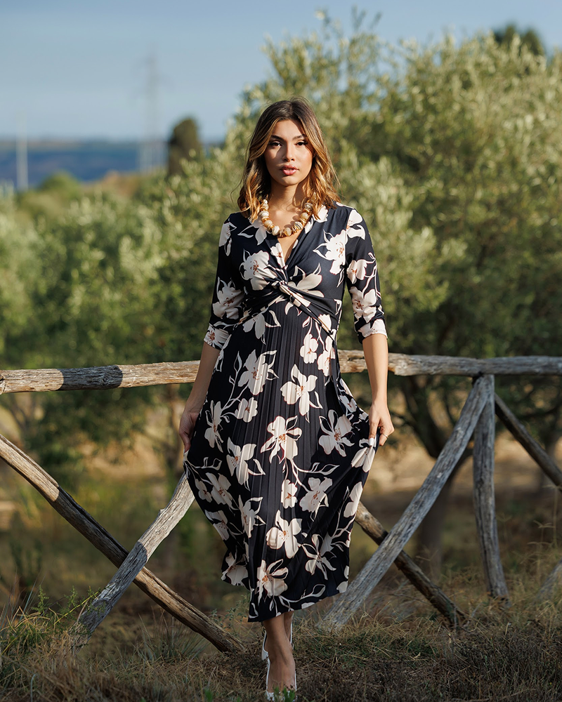 Maxi dress floreale