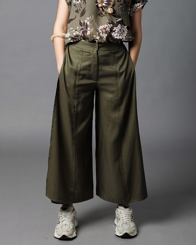 Pantaloni wide leg